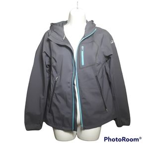 Icebreaker Merino Gt Jacket Size Small Grey & Blue